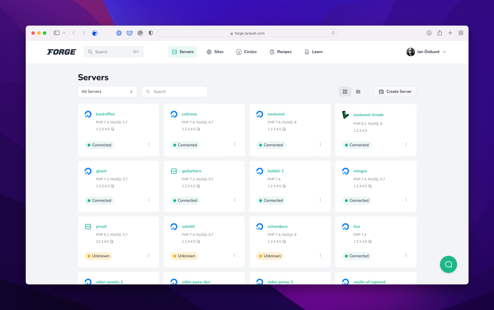 infra-do-brasil-consultoria-forge-laravel